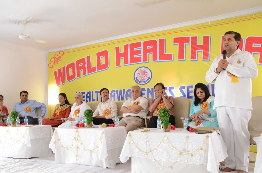 World health day was celebrated on Sunday, 8th April 2018 at Gyan ManSarovar, Panipat
