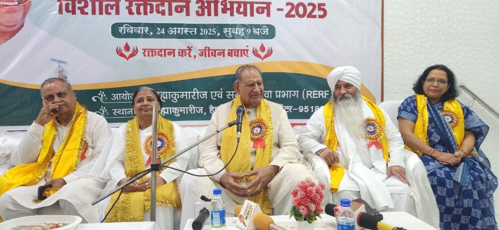 पानीपत सर्कल की और से 500 यूनिट रक्त दान किया गया